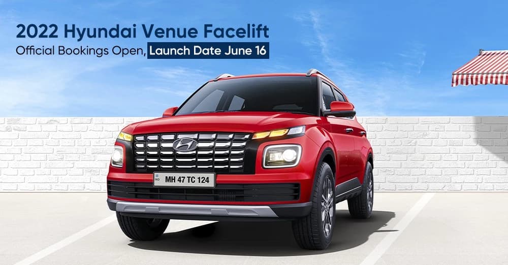 2022 Hyundai Venue Facelift Official Bookings Open, Launch Date June 16