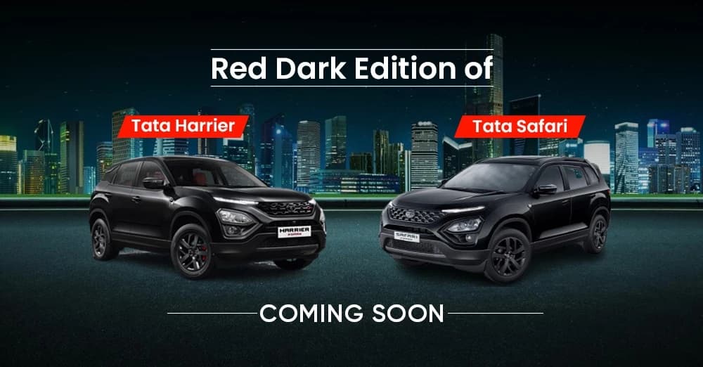 Red Dark Edition of Tata Harrier and Safari Coming Soon