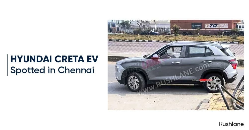 Hyundai Creta EV Spotted in Chennai