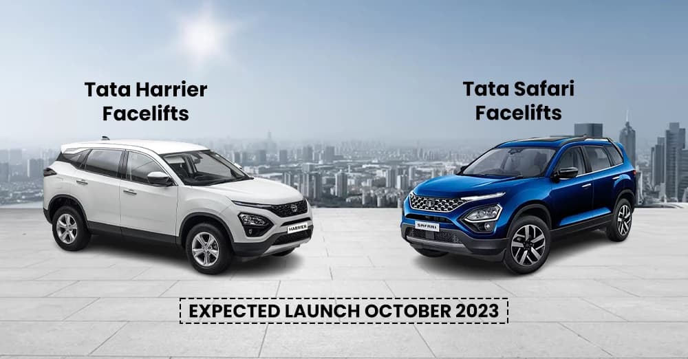 Tata Harrier, Safari Facelifts Expected Launch October 2023