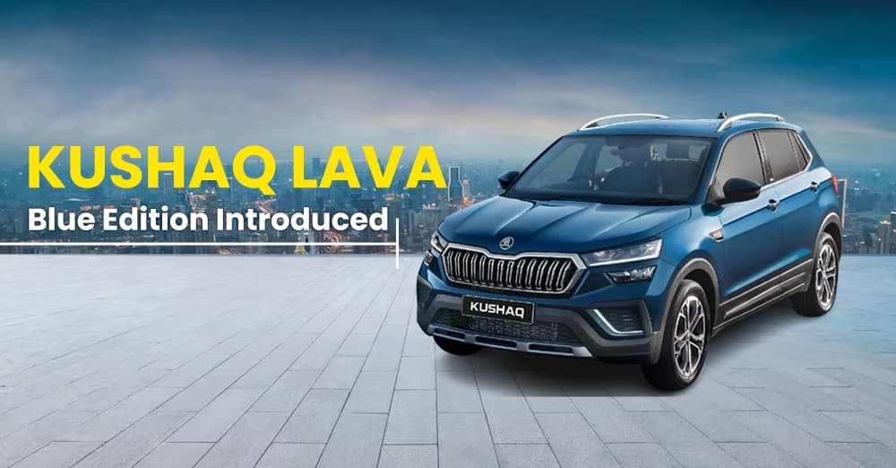 Skoda Kushaq Lava Blue Edition Launched at Rs 17.99 Lakh