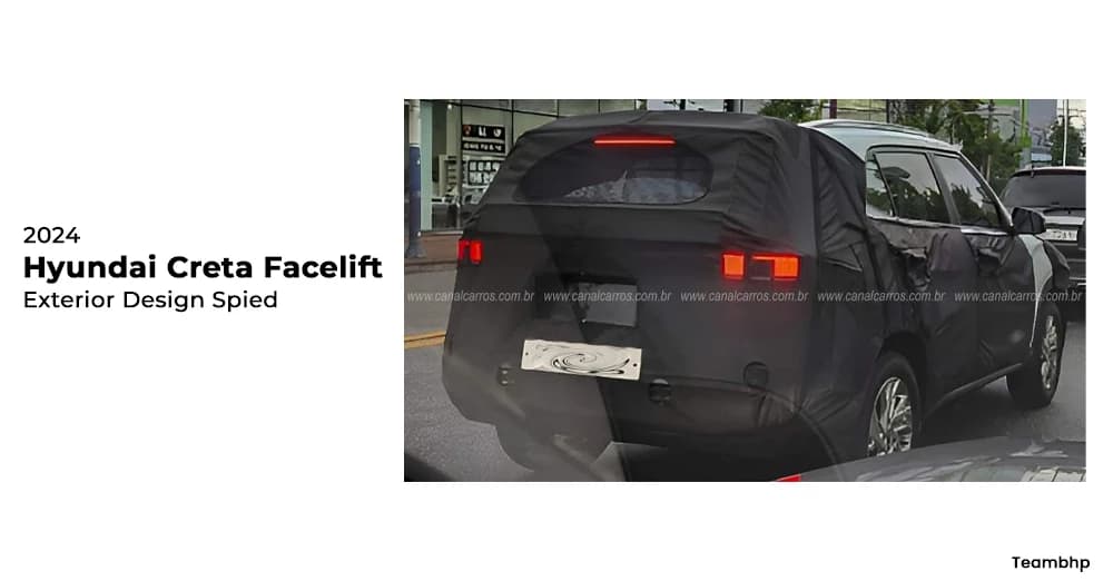 2024 Hyundai Creta Facelift Exterior Design Spied