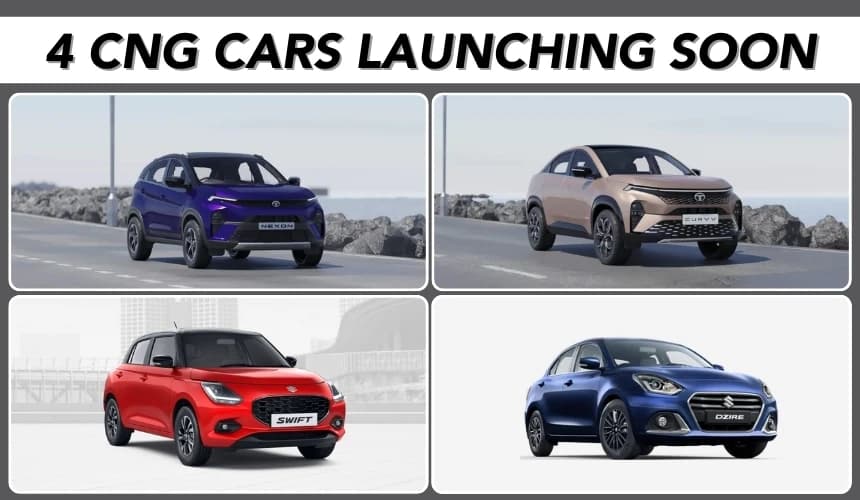 From Tata Nexon to New Swift - 4 CNG Cars Coming Soon