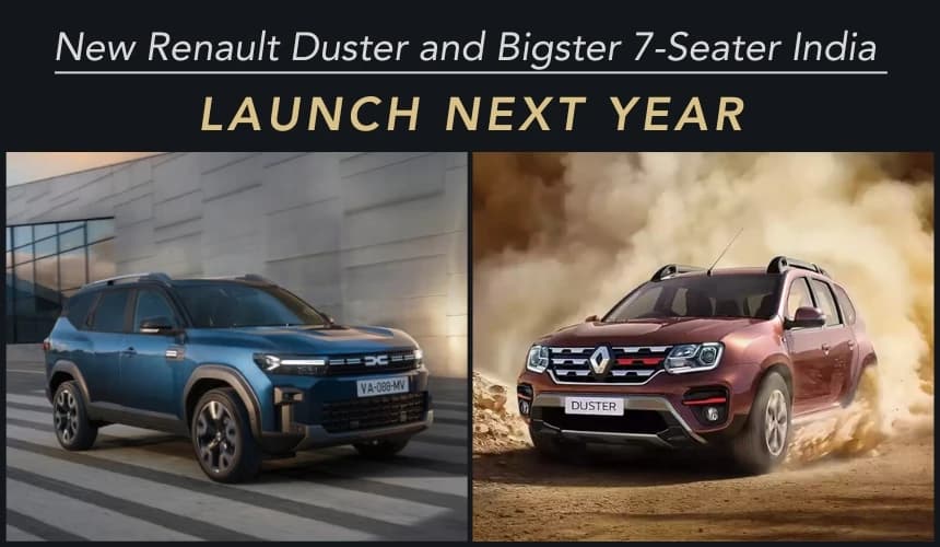 New Renault Duster and Bigster 7-Seater India Launch Next Year