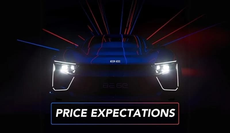 Mahindra BE 6e SUV Price Expectations