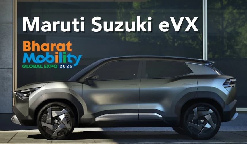 Maruti eVX Production Model Debut At 2025 Bharat Mobility Show