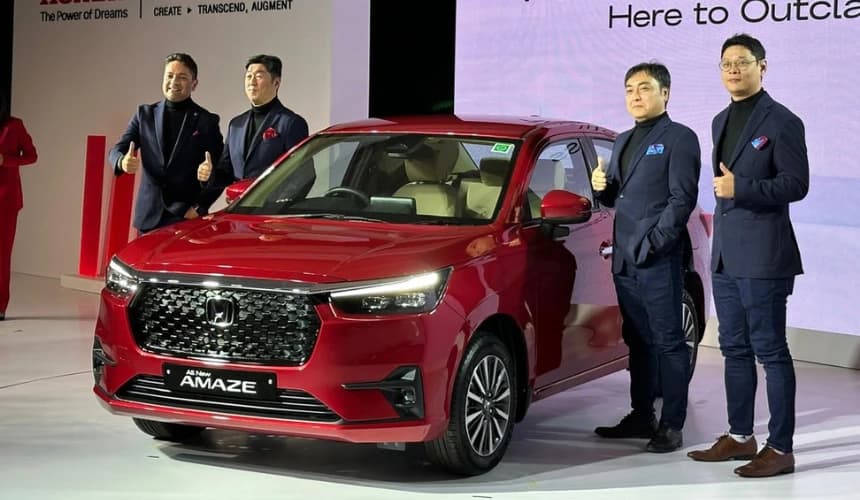 New Honda Amaze Launched, Starting at Rs 7.99 Lakh