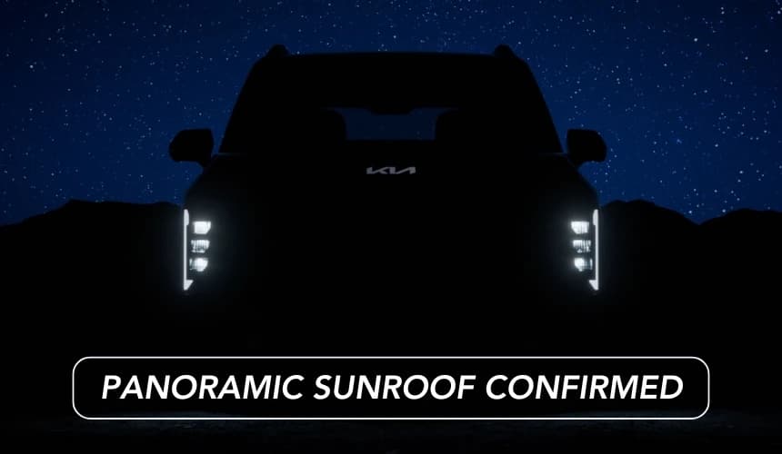 Kia Syros Panoramic Sunroof Confirmed - More Premium Features Than Sonet