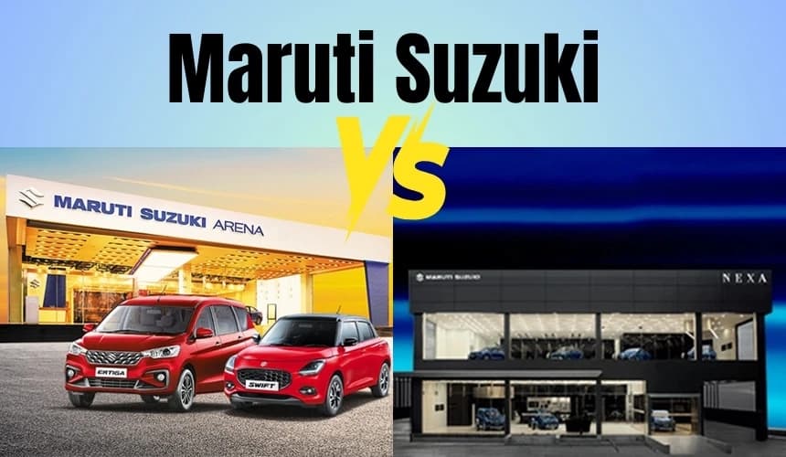 Difference Between Maruti Suzuki Arena and Nexa